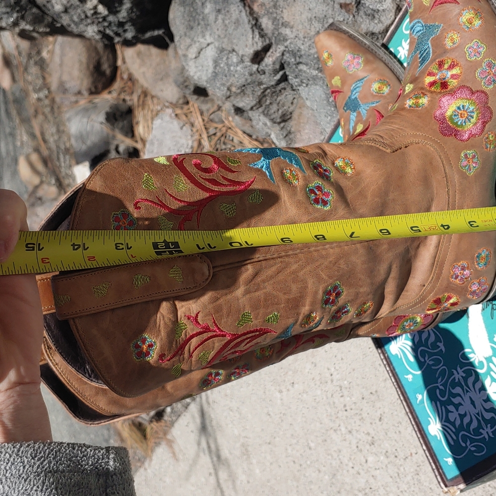 Lane Groovy Girl Gorgeous Cowgirl Boots Size 9.5 - Picture 5 of 13